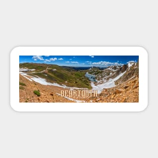 Beartooth Highway Wyoming and Montana Sticker